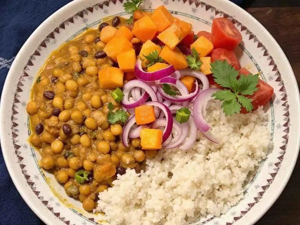 Indian-Style Black-Eyed Peas Curry